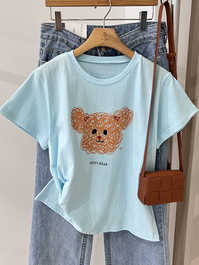 (무배) 꼬불곰 티셔츠