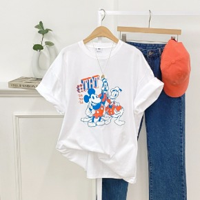 (무료배송)(디즈니정품) 티알티 미키마우스 티셔츠