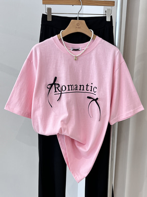 (무배) 로맨틱 리본 반팔 티셔츠